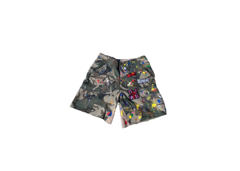 After Life Patch Camo Shorts