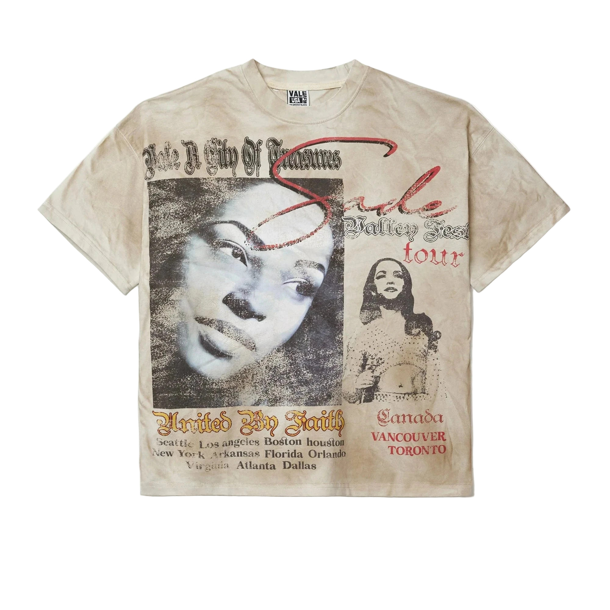 Vale Valley Tour Creme Tee