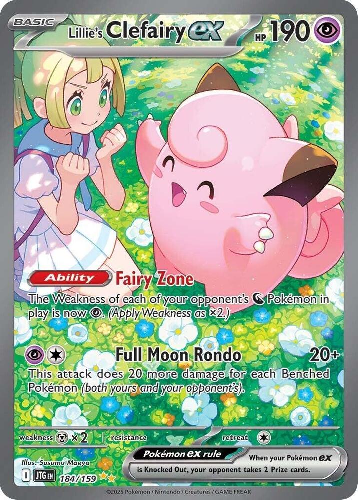 Lillies Clefairy ex - 184/159 - SV09: Journey Together (JTG)