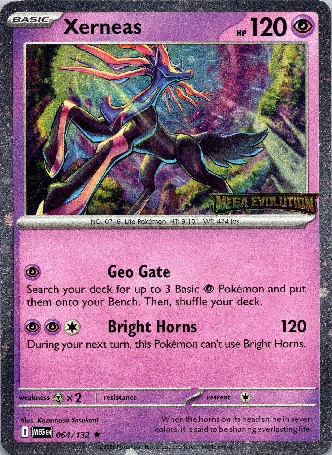 Xerneas (Mega Evolution Stamped) - Miscellaneous Cards & Products (MCAP)