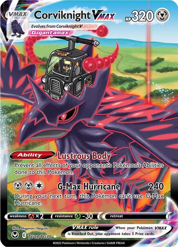 Corviknight VMAX - TG19/TG30 - SWSH12: Silver Tempest Trainer Gallery (SWSH12: TG)