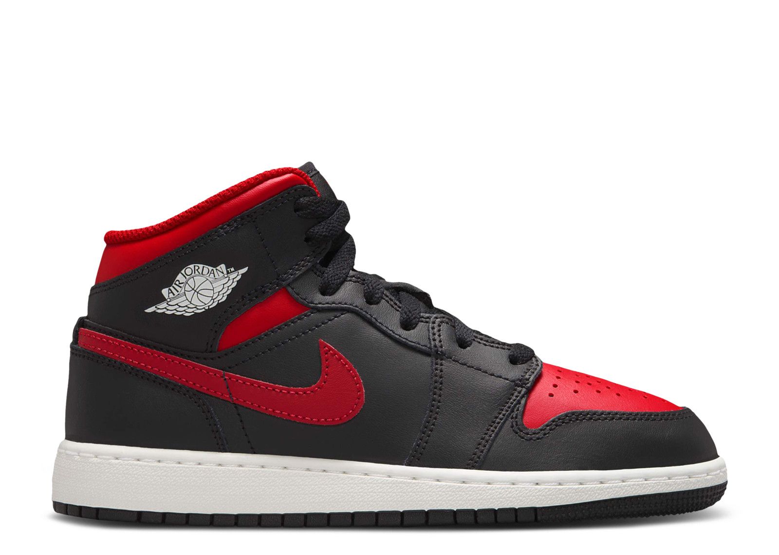 スニーカー JORDAN BRAND AIR JORDAN 1 MID GS 26cm Air Jordan 1 Mid GS Bred Twist