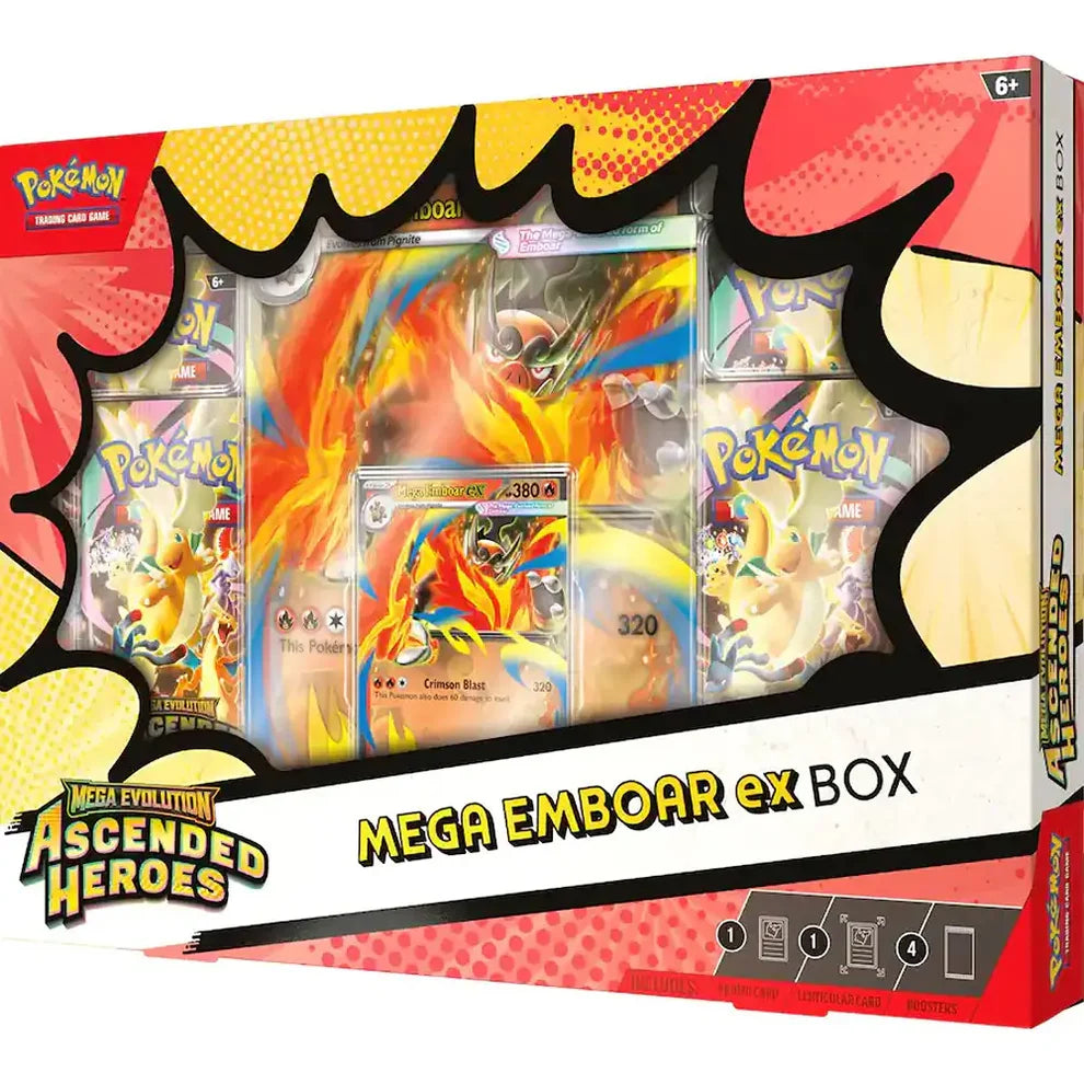 Pokemon TCG: Mega Evolution - Ascended Heroes Mega Emboar Ex Box
