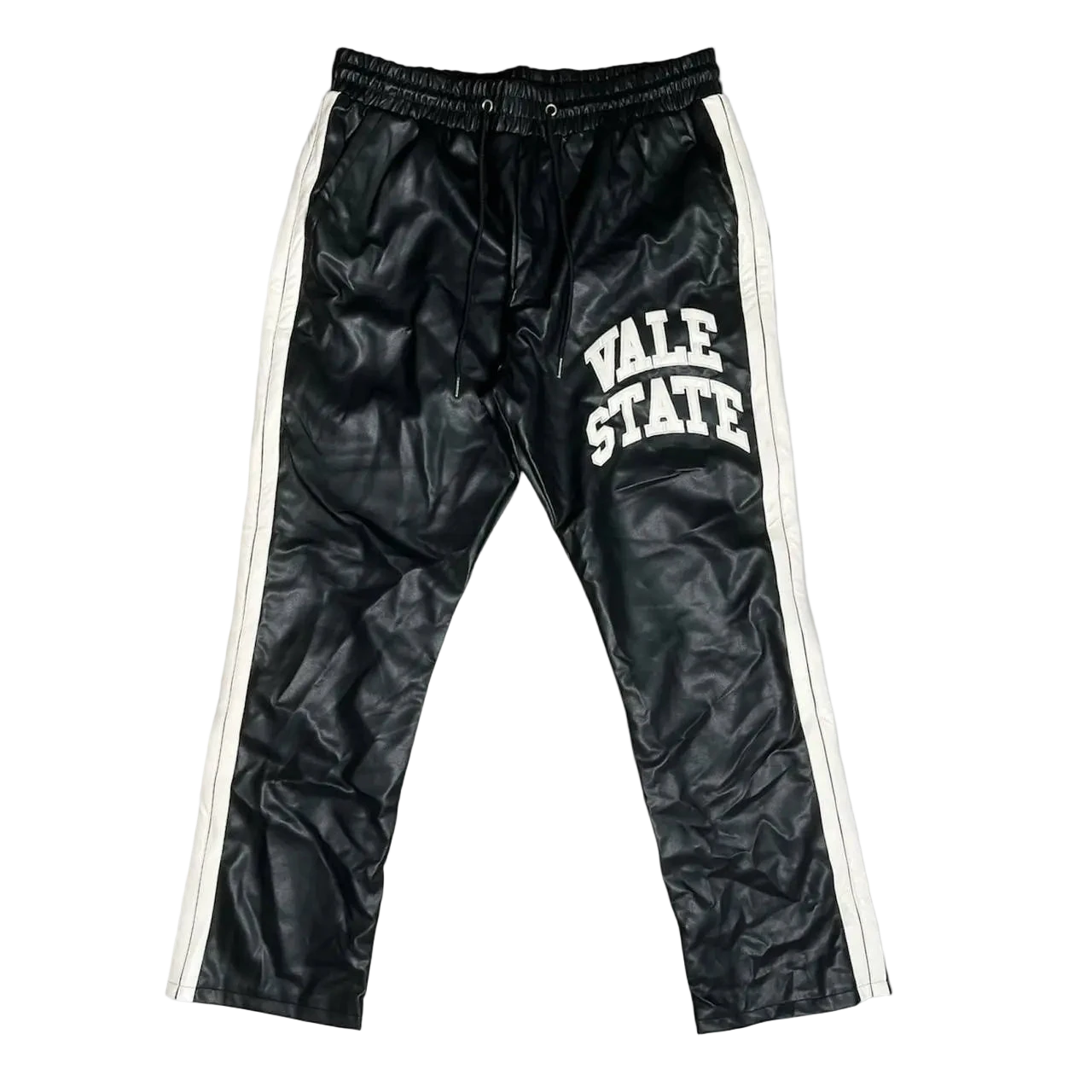 Vale State Vegan Leather Track Pants