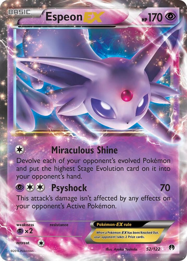 Espeon EX - 52/122 - XY - BREAKpoint (BKP)