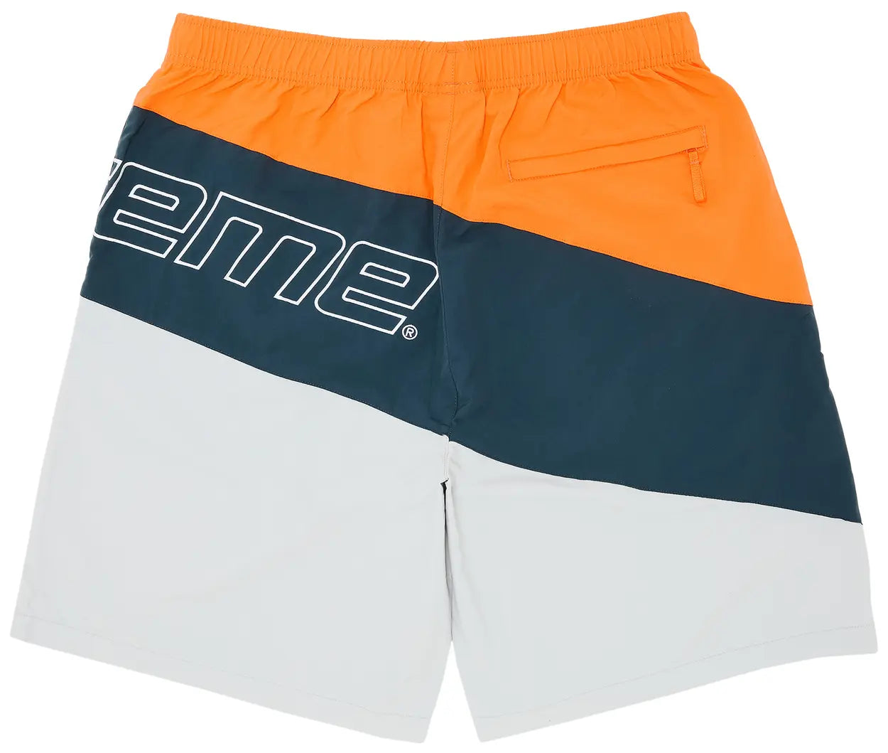 Supreme Curve Nylon Short Grey
