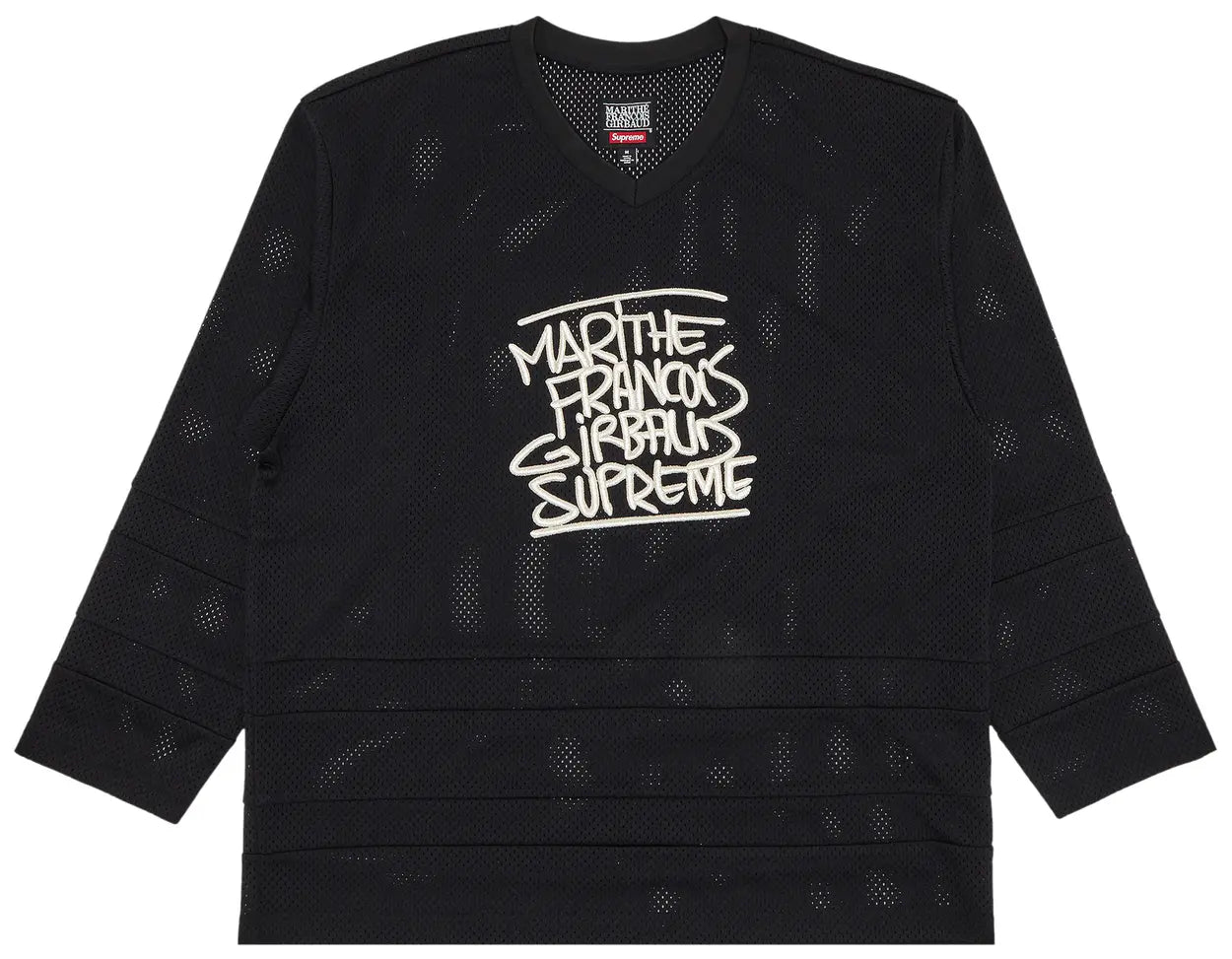 Supreme x Martithe Francois Girbaud Hockey Jersey Black