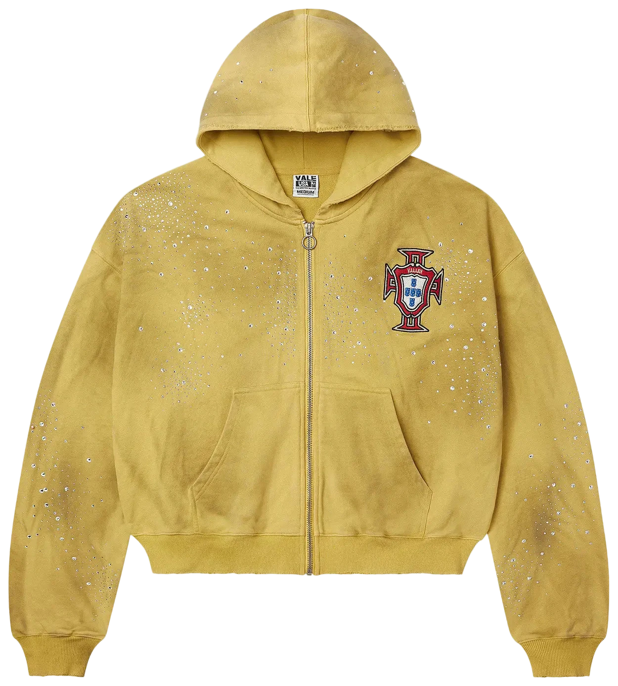 Vale Forever Sun Custered Zip Up Yellow