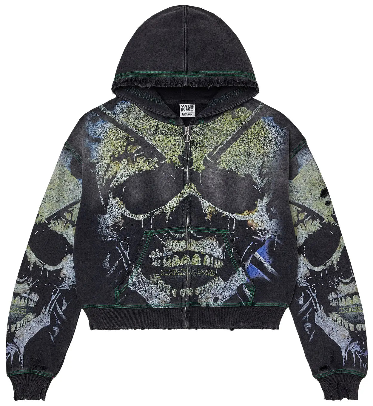 Vale Forever Gravedigger Zip Up Black