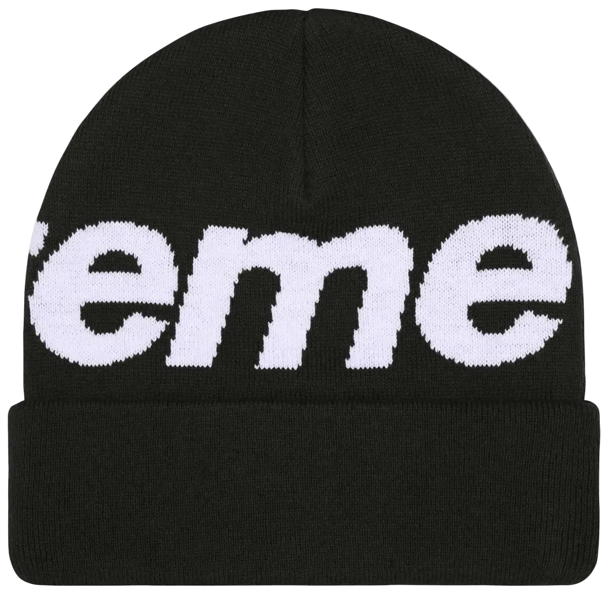 Supreme Big Logo Beanie (FW25) Black