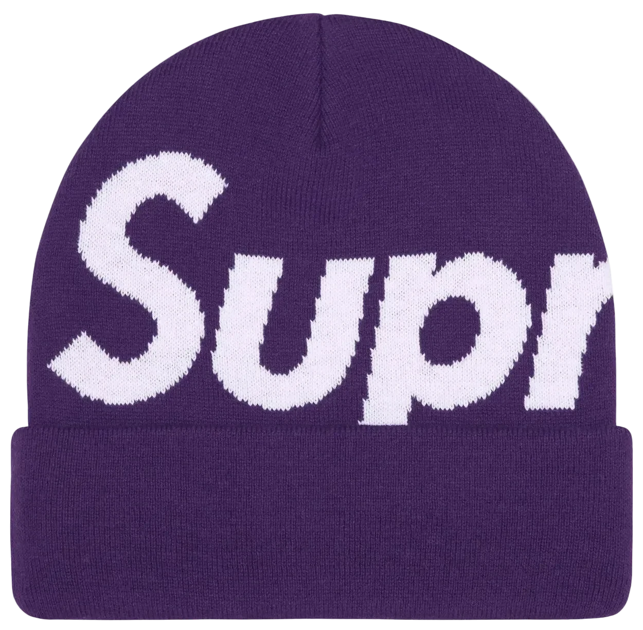 Supreme Big Logo Beanie (FW25) Purple