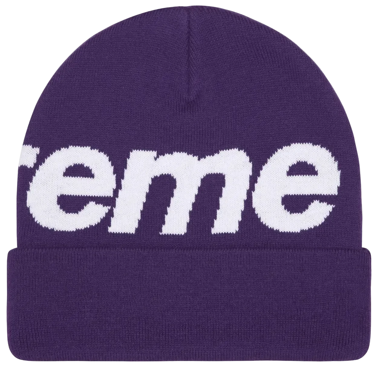 Supreme Big Logo Beanie (FW25) Purple