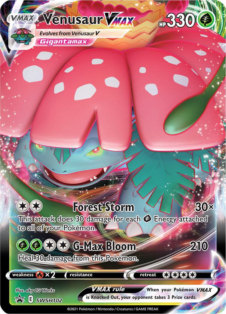 Venusaur VMAX - SWSH102 - SWSH: Sword & Shield Promo Cards (SWSD)