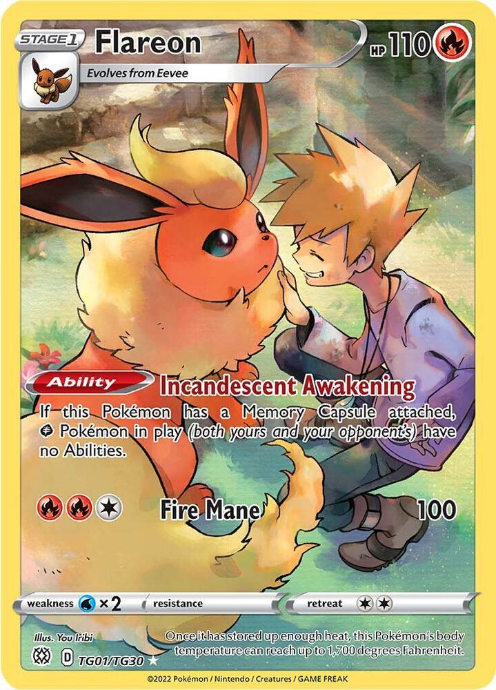 Flareon - TG01/TG30 - SWSH09: Brilliant Stars Trainer Gallery (SWSH09:TG)