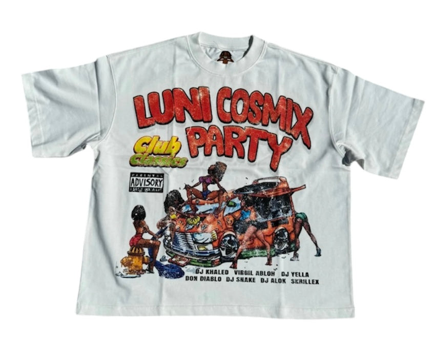 Lunatic Luni Tee White