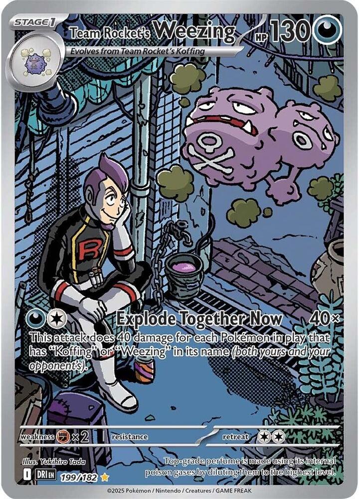 Team Rockets Weezing - 199/182 - SV10: Destined Rivals (DRI)