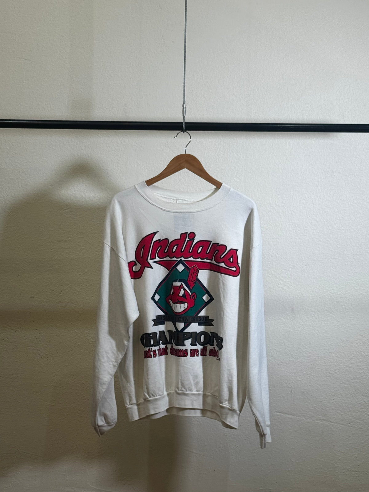 Vintage 1995 Cleveland Indians Championship Sweatshirt