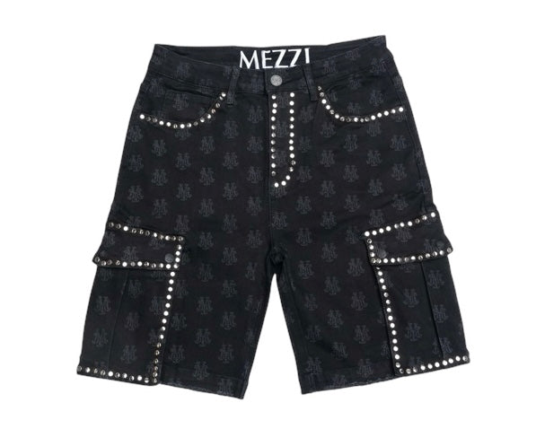 Mezzi Studded Laser Cargo Shorts