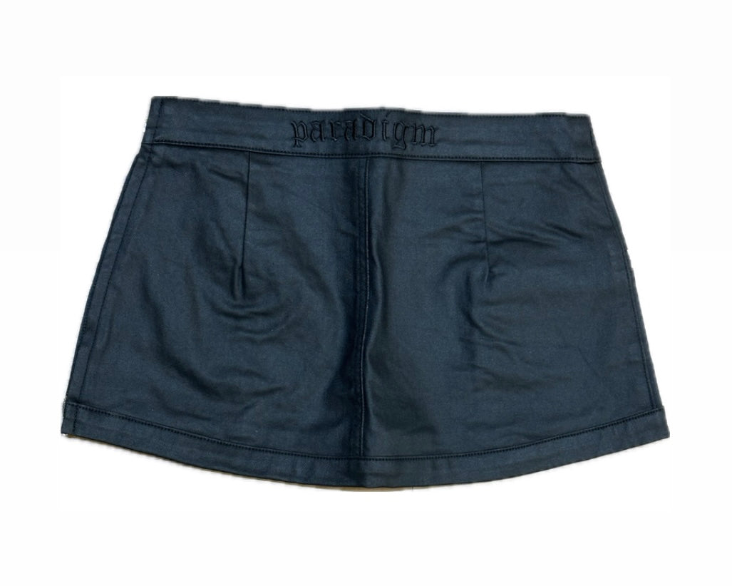Paradigm Waxed Mini Skirt
