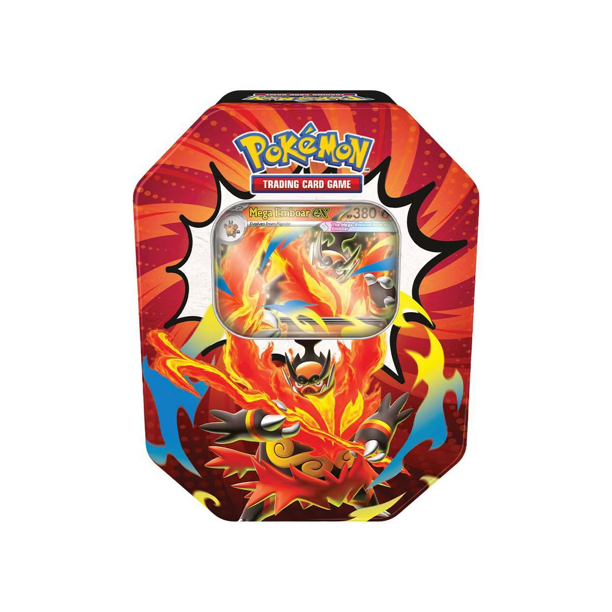 2026 Pokémon Mega Evolution Ascended Heroes Mega Emboar ex Tin