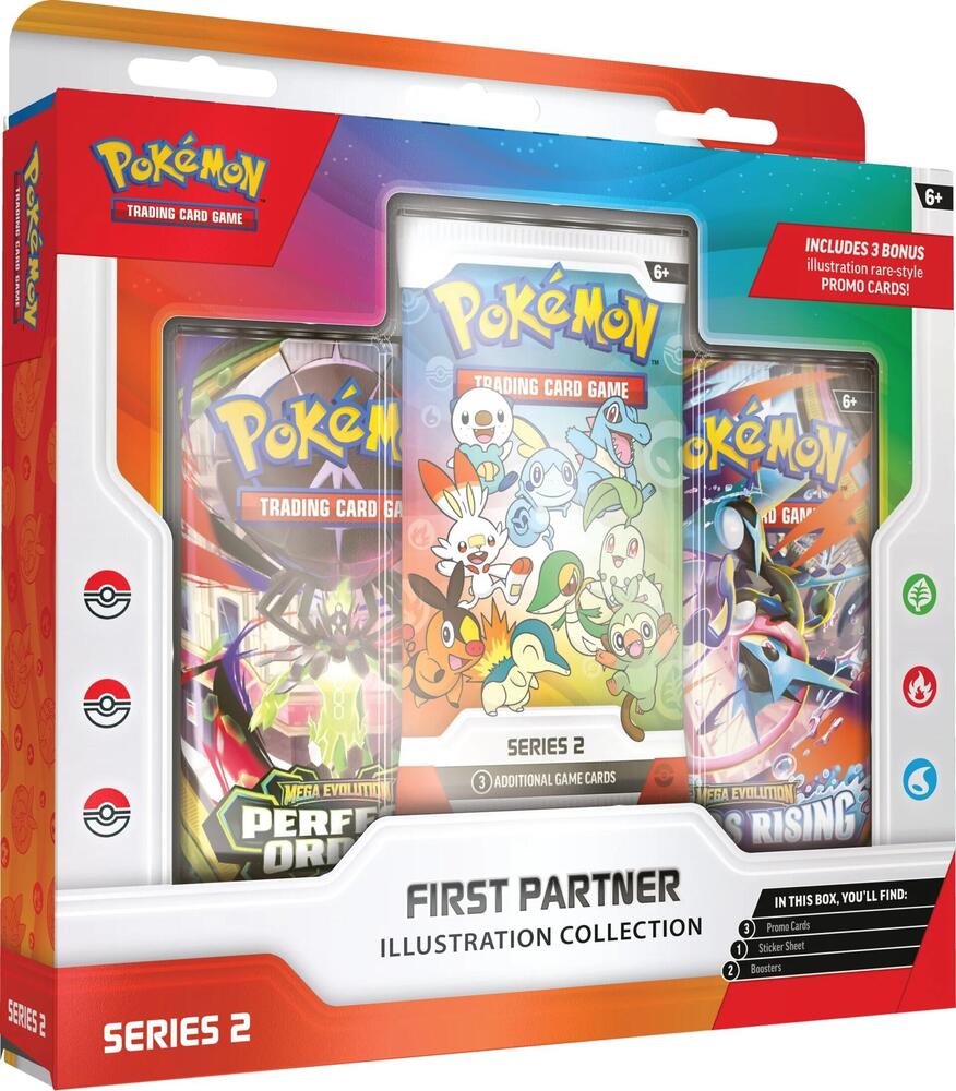 2026 Pokémon Mega Evolution First Partner Illustration Collection Series 2