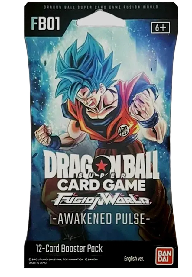 Dragon Ball Z Fusion World Awakened Pulse FB01 Sleeved Booster