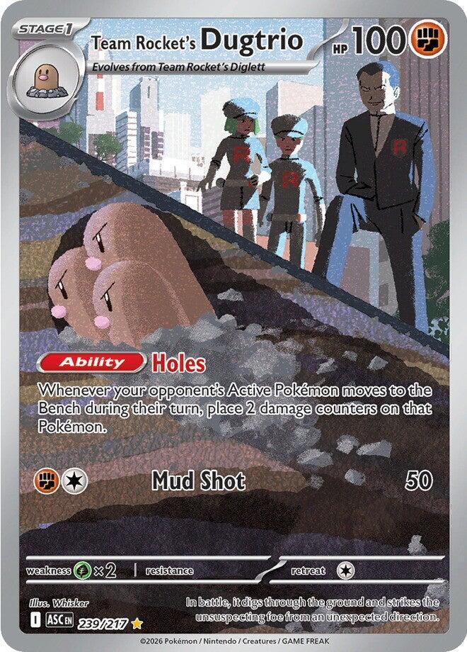 Team Rockets Dugtrio - 239/217 - ME: Ascended Heroes (ASC)