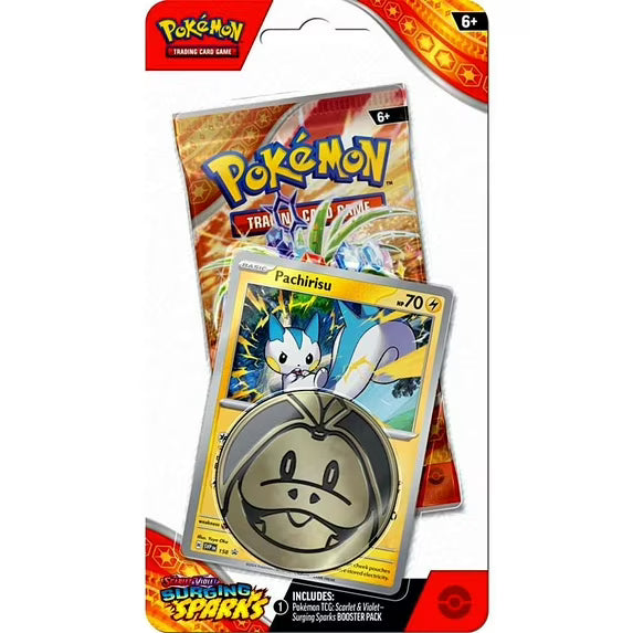 Pokemon TCG: Surging Sparks Single Pack Blister Parchirisu