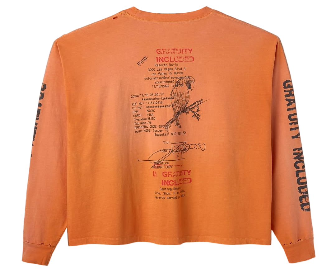HMDD Gratuity Added Long Sleeve