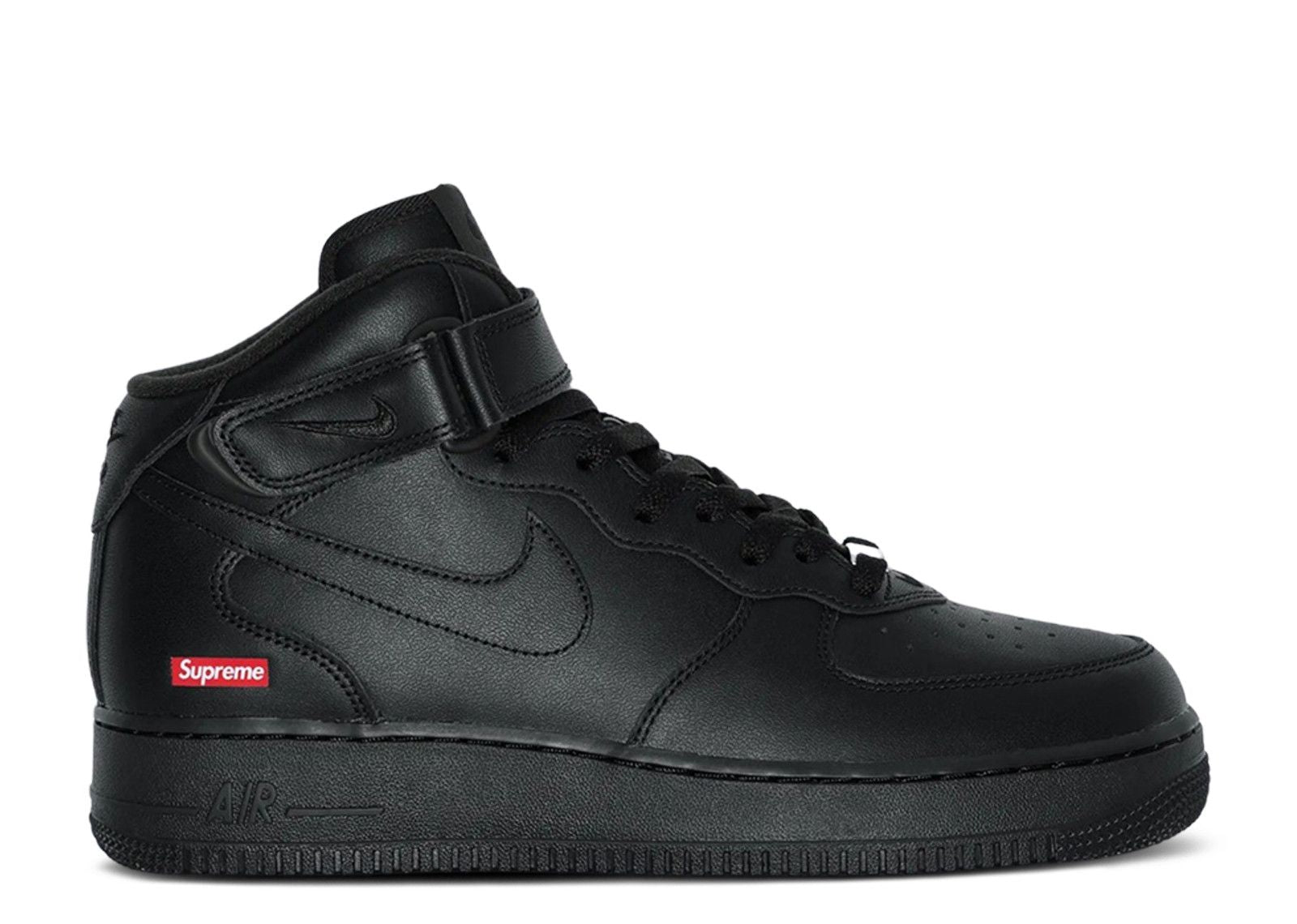 Supreme X Air Force 1 Mid Box Logo Triple Black