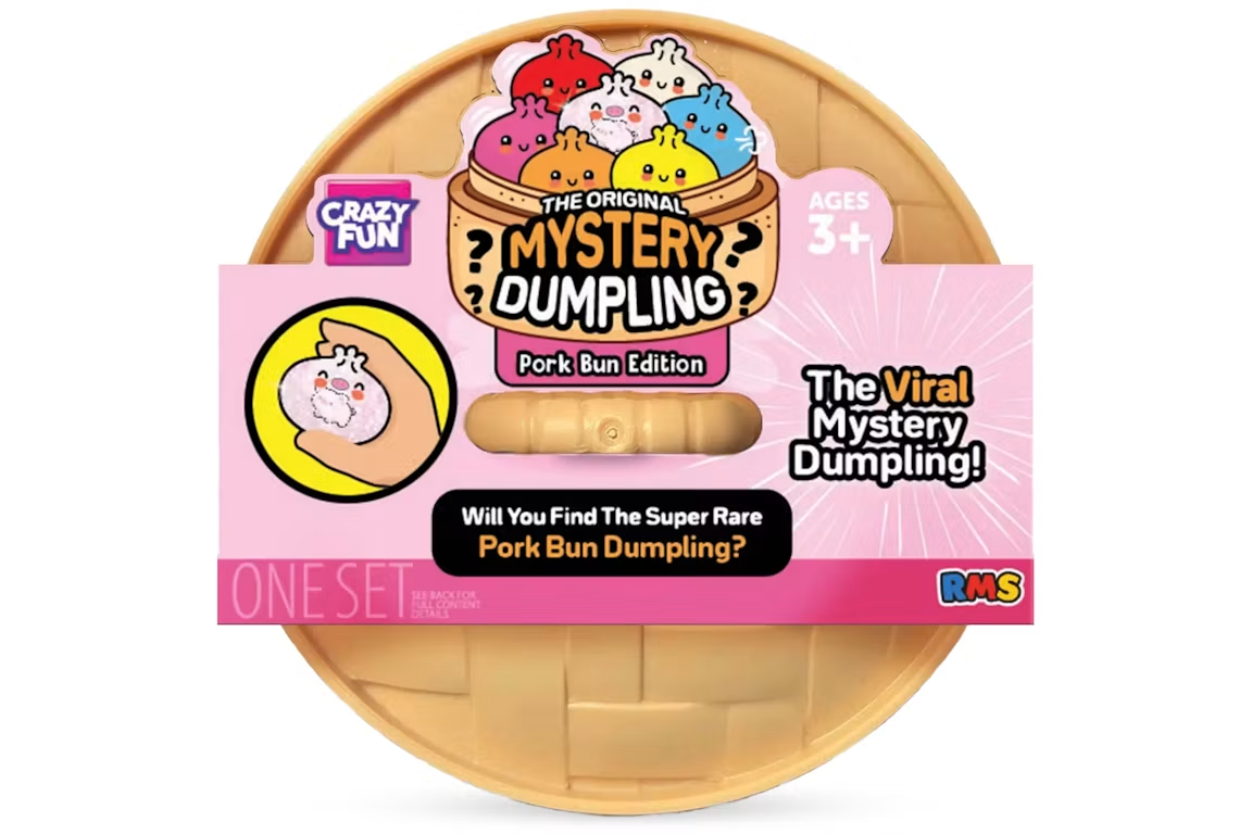 Squishy Bun Mystery "Dumpling" (Pork Bun Version) Blind Box