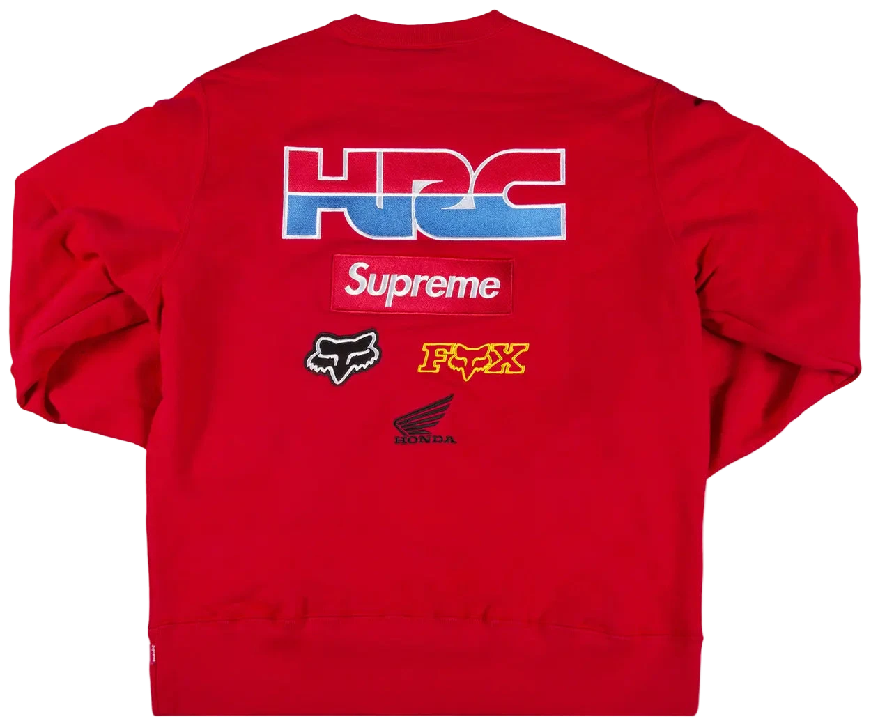 Supreme x Honda Fox Racing Crewneck Red