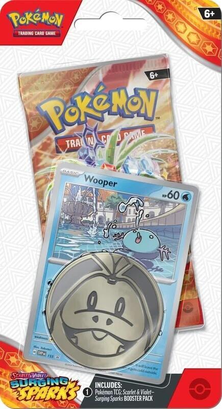 Pokemon TCG: Surging Sparks Single Pack Blister Wooper