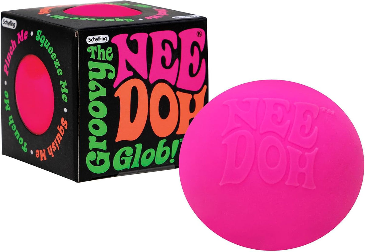 NeeDoh The Groovy Glob! Squishy Fidget Toy Pink