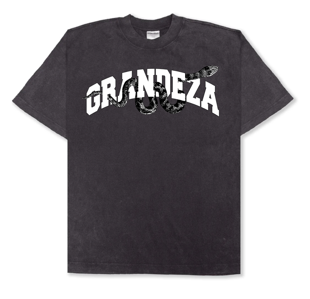 Gr8ness Grandeza Snake T-shirt Smoke Grey