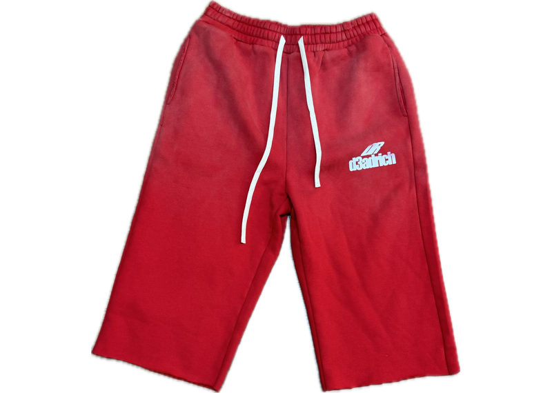 D3adrich Sweatshorts Red / White