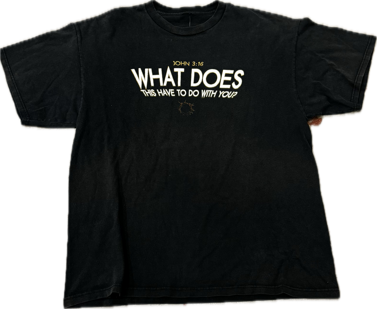 Vintage What Does Jesus Tee