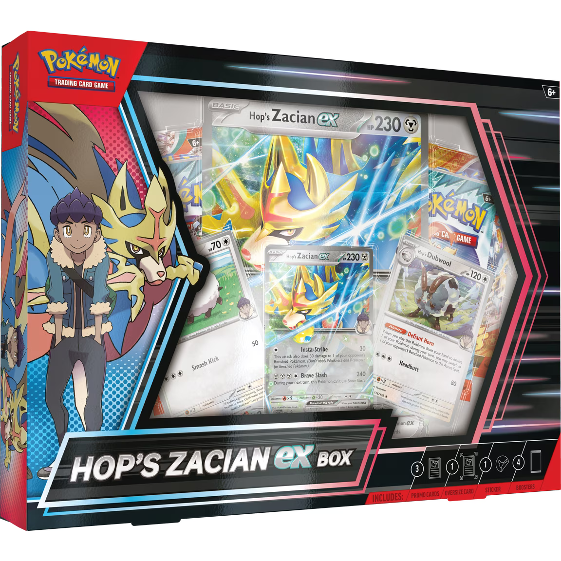 Pokemon TCG: Hops Zacian ex Box