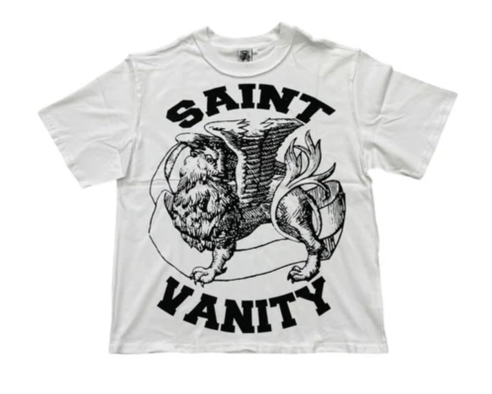Saint Vanity Tee White Black