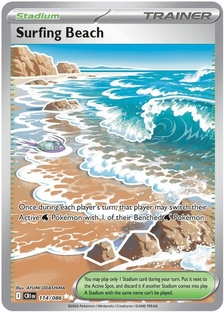 Surfing Beach - 114/086 - ME04: Chaos Rising (CRI)