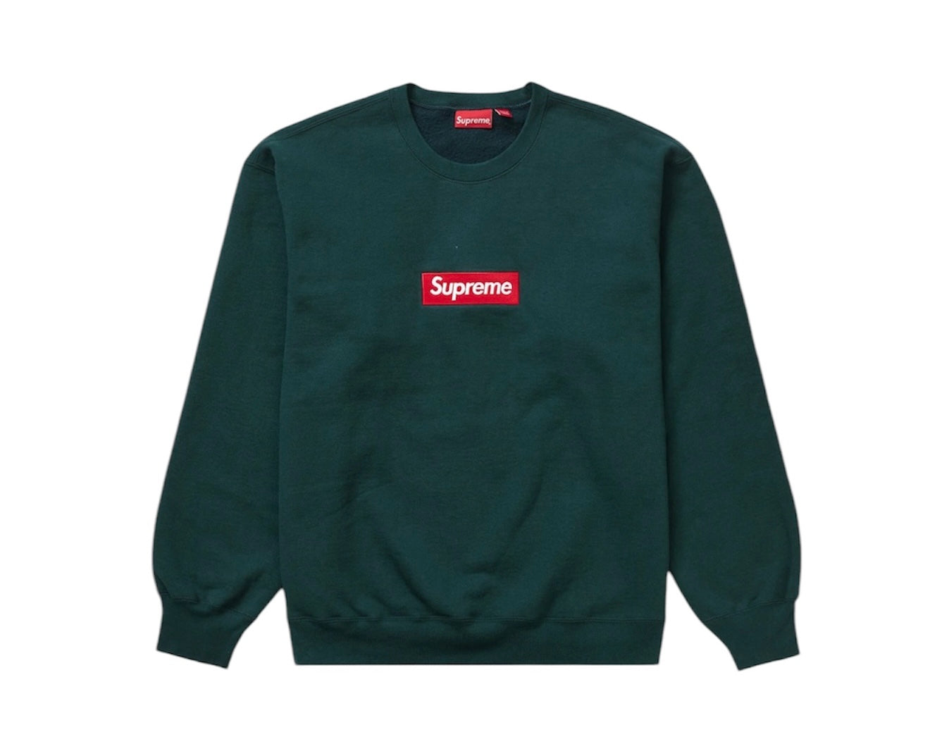 Supreme Box Logo Crewneck (FW22) Dark Pine