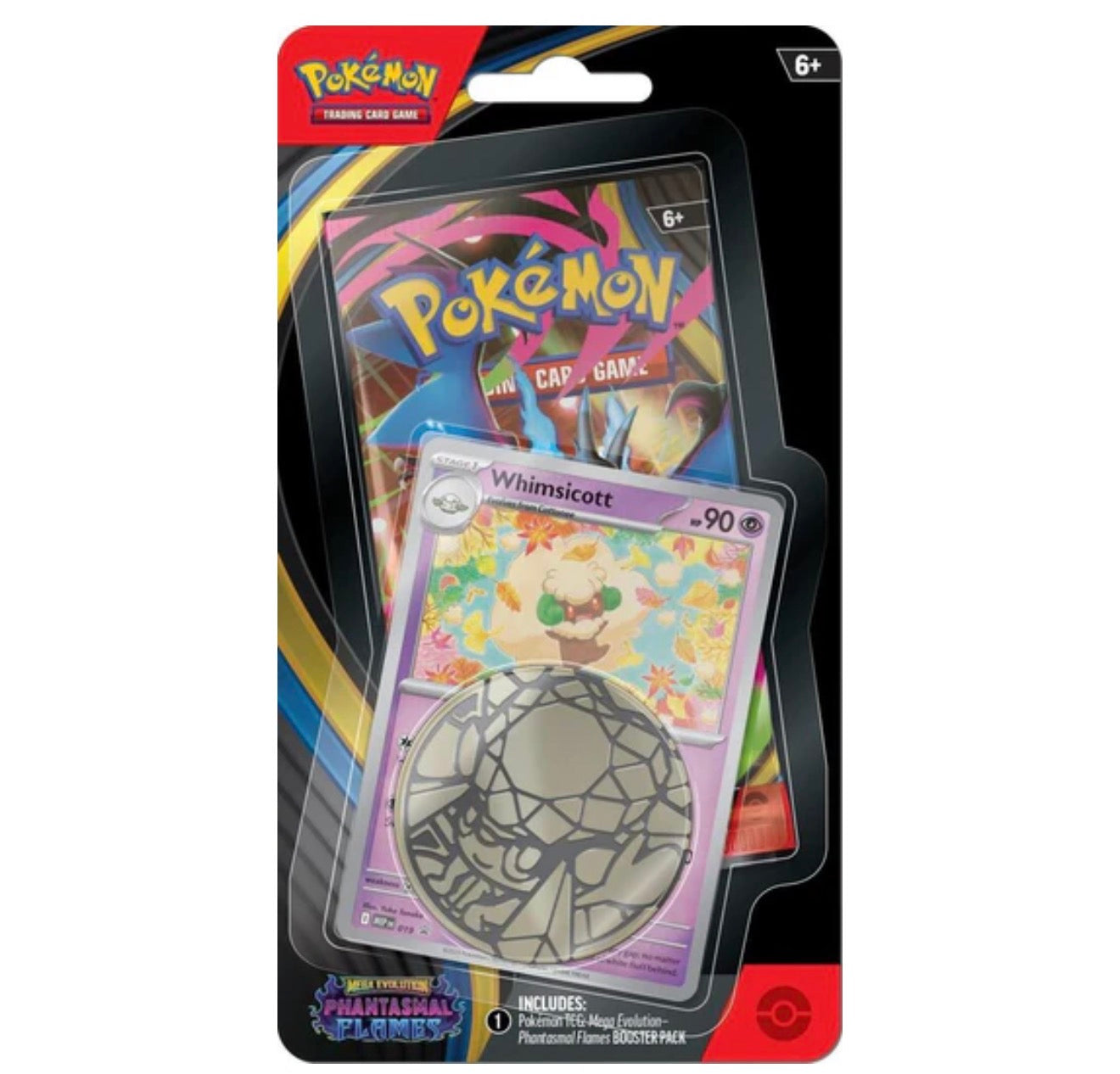 Pokémon TCG: Phantasmal Flames Single Pack Blister Whimsicott