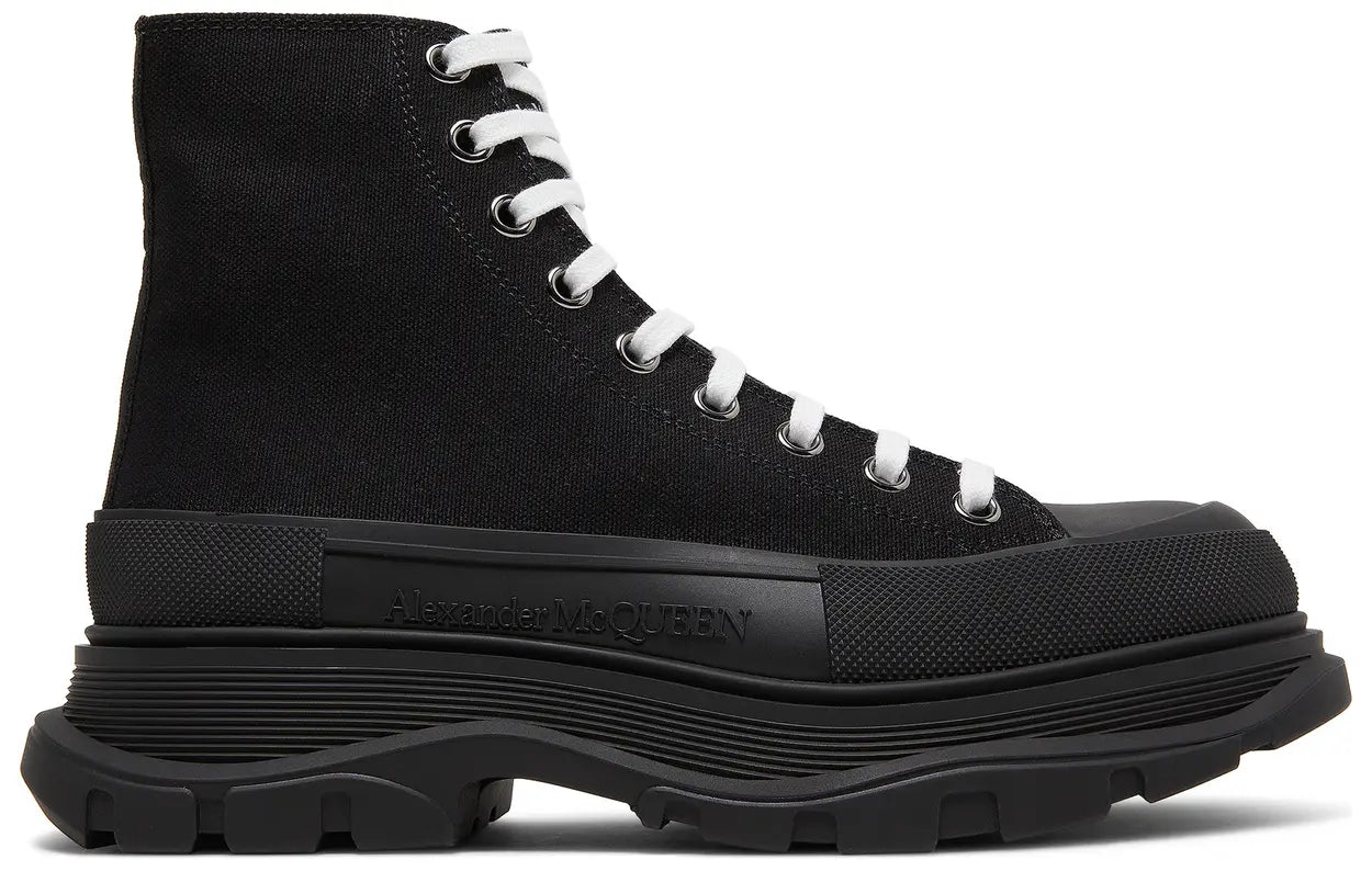 Alexander McQueen Tread Slick Boots Black