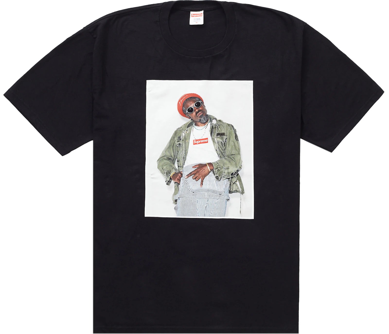 Supreme Andre 3000 Tee Black