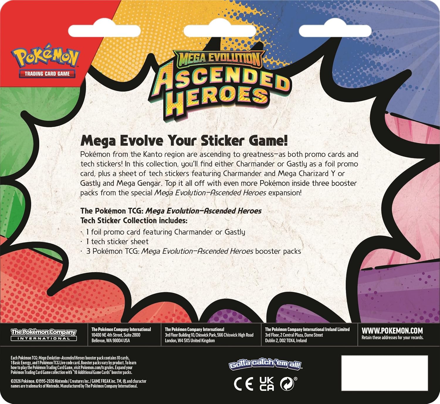 Pokémon TCG: Mega Evolution—Ascended Heroes Tech Sticker Collection - Charmander