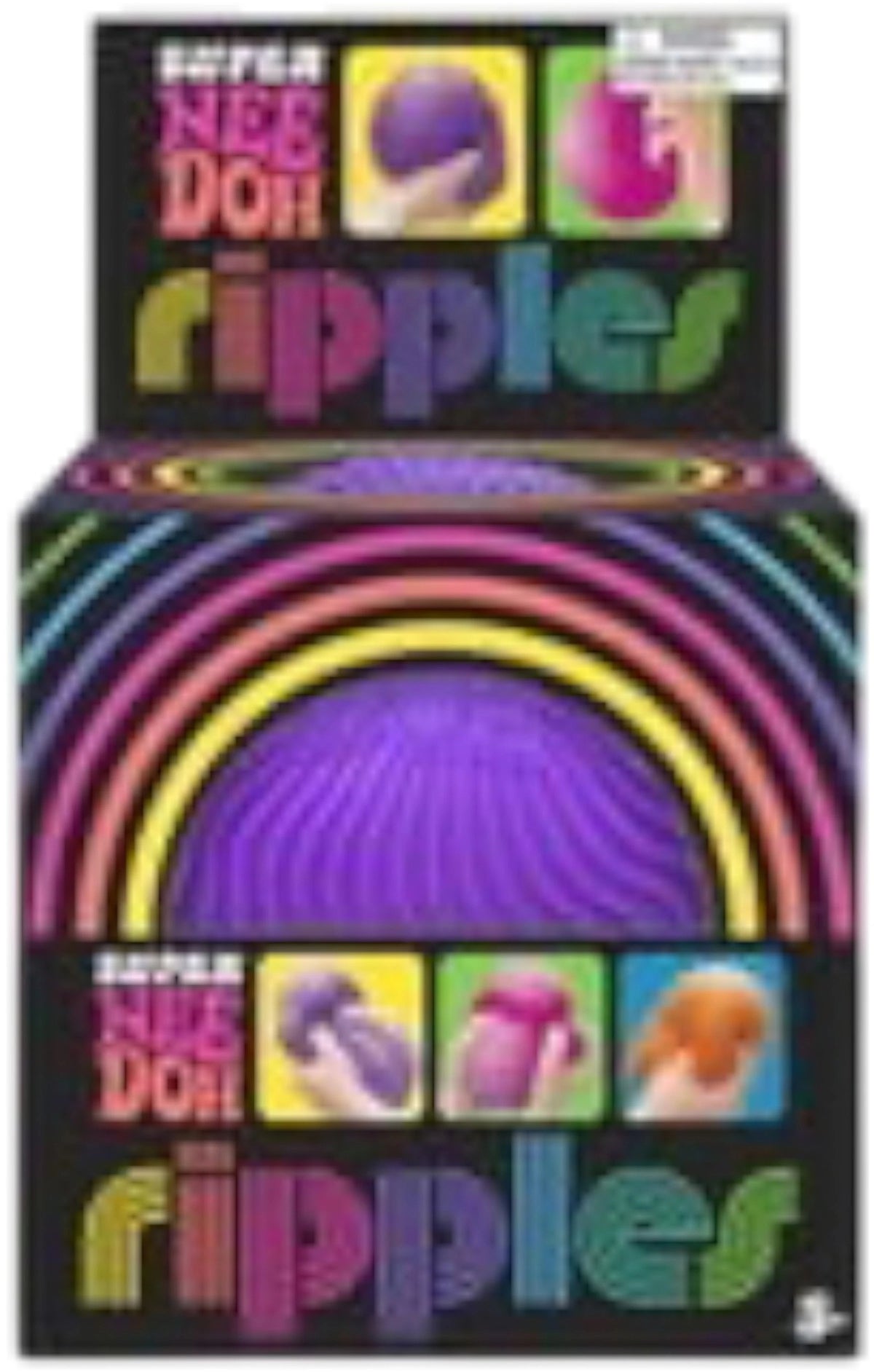 NeeDoh Super Ripples Fidget Ball Purple