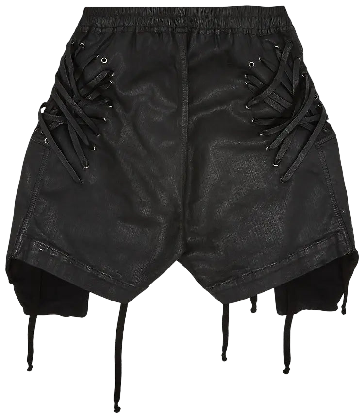 Rick Owens Tecuatl Waxed Megalace Thomas Boxer Shorts