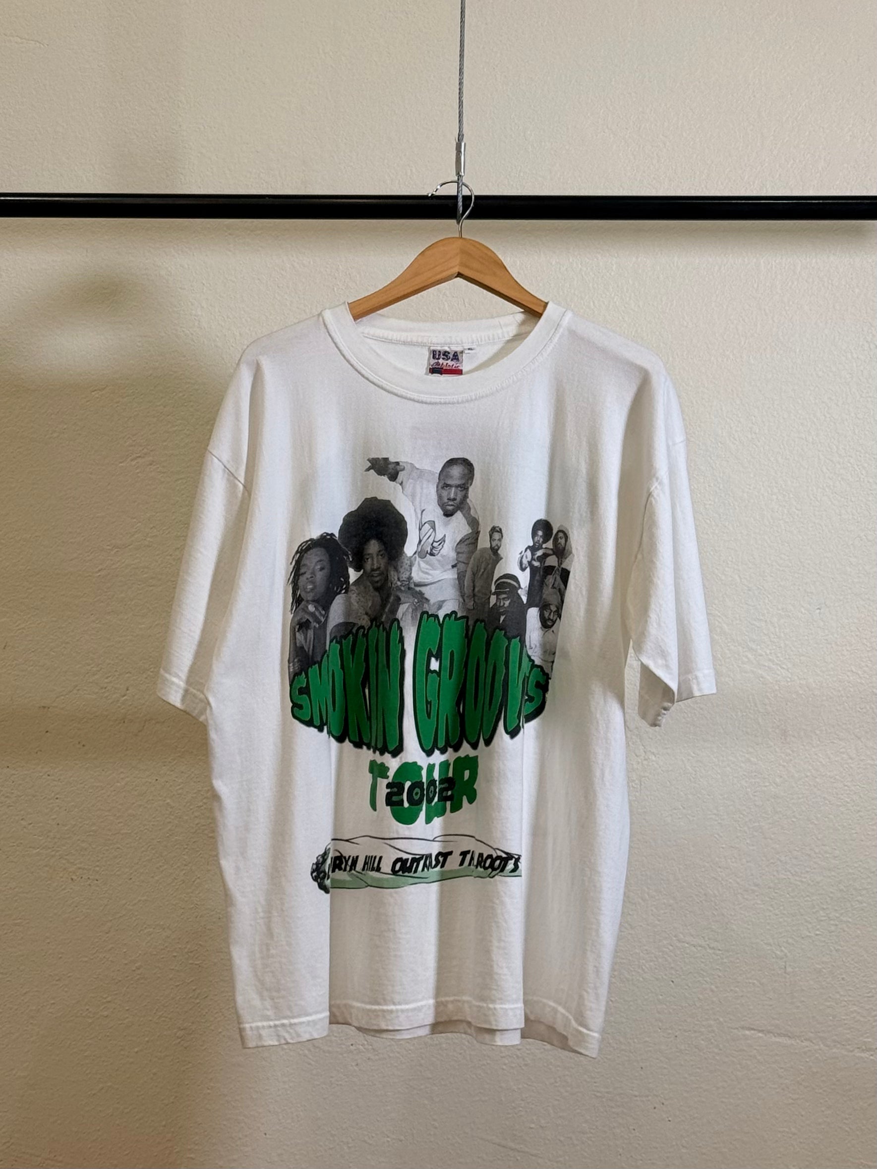Vintage 2002 Smoking Groove Rap Tour Tee