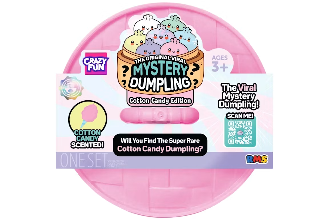 Squishy Bun Mystery "Dumpling" (Cotton Candy Version) Blind Box