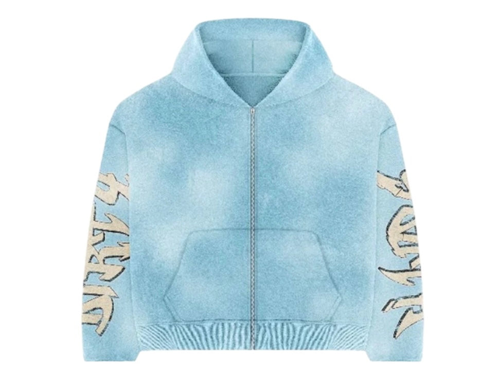 Dirty South Apparel Icy Blue Zip Up